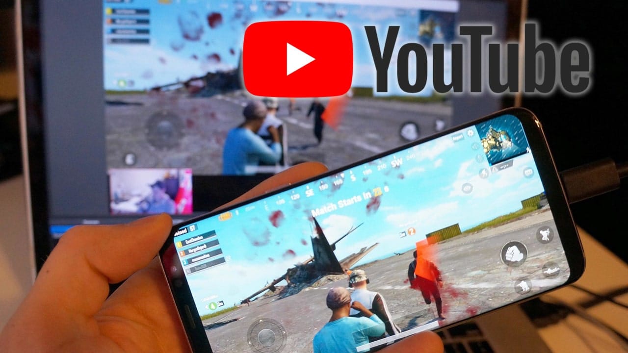 how to live stream games on youtube using a mobile phone